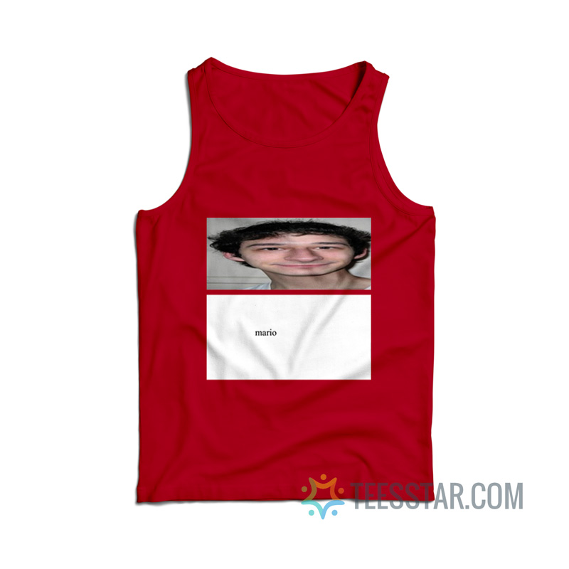 Funny Yandere Dev Mario Tank Top
