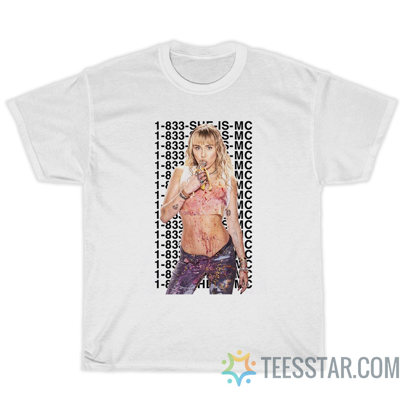Lilnas 1833 She Is MC Miley Cyrus T-Shirt For Unisex