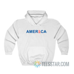 America Star Hands Pray Gun Hoodie
