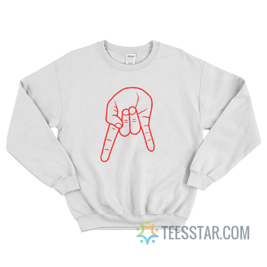 Horns Down Symbol Eric Musselman Sweatshirt