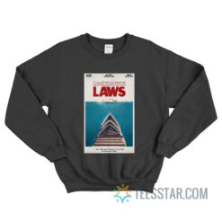Lockdown Laws Jaws Parody Sweatshirt