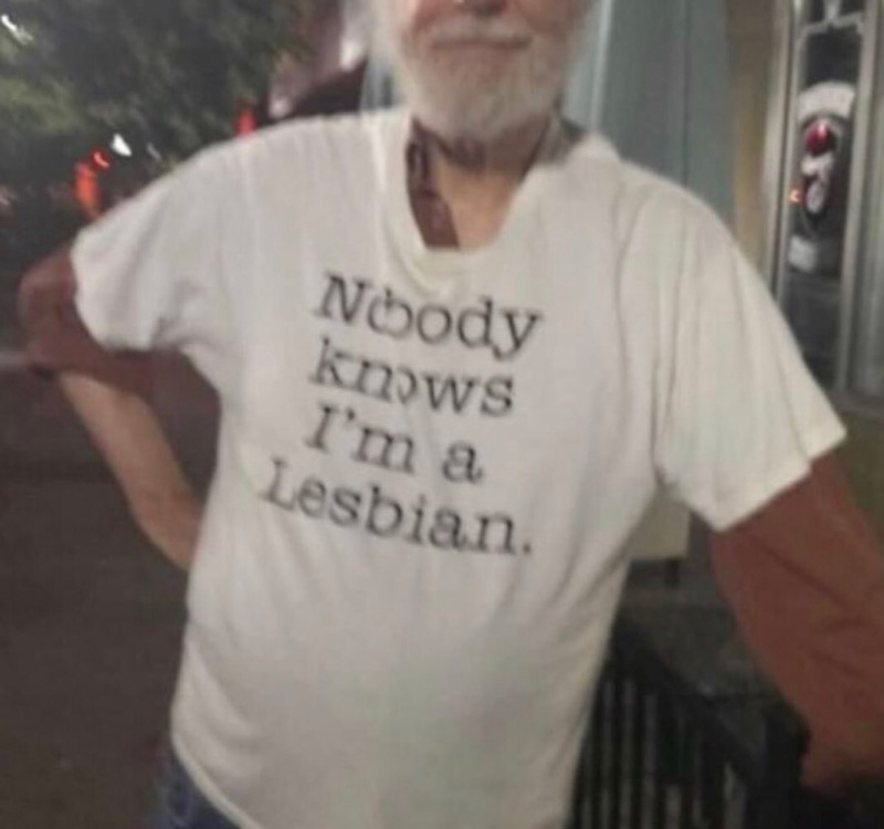 Nobody Knows I'm A Lesbian T-Shirt