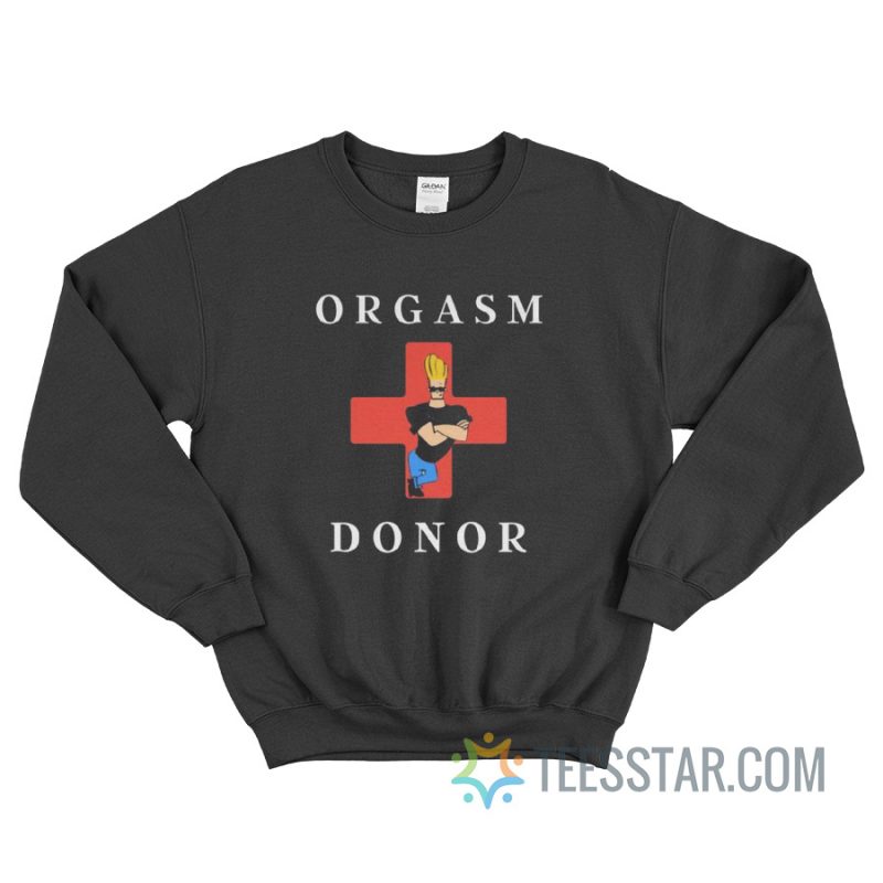 Johnny Bravo Orgasm Donor Sweatshirt