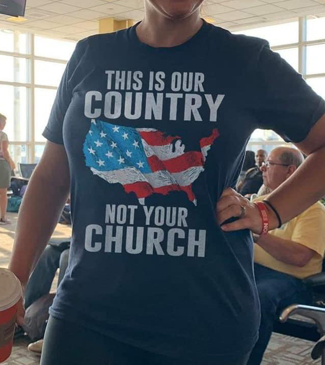This Is Our Country Not Your Church