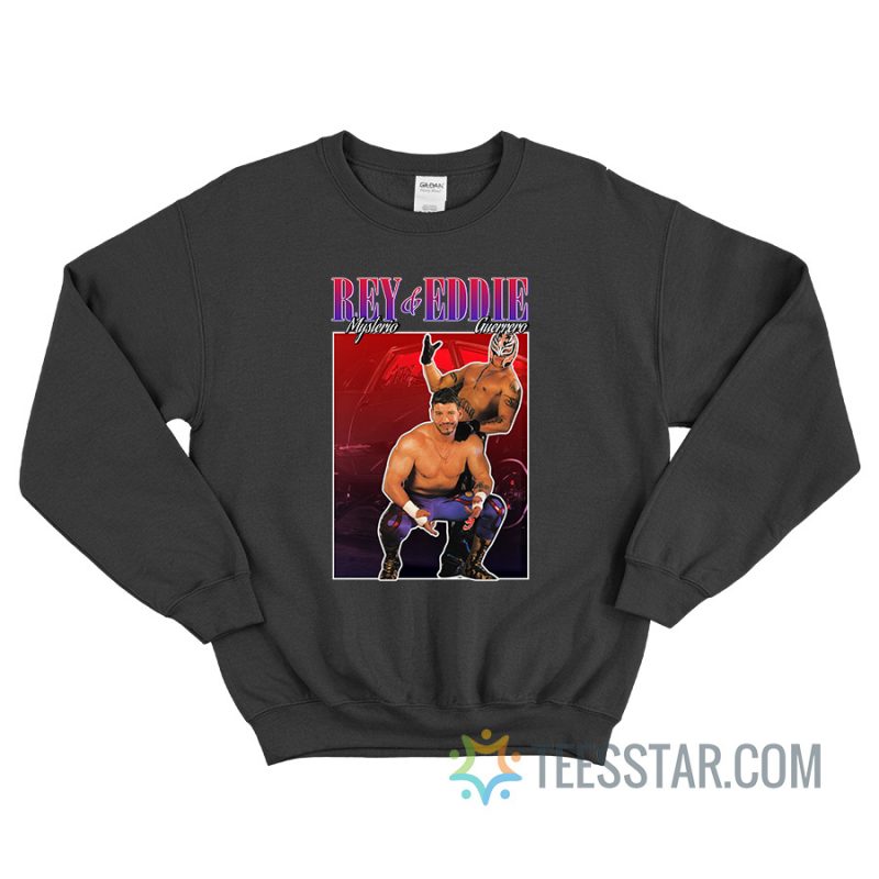Vintage Rey Mysterio And Eddie Guerrero Sweatshirt