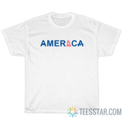 America Star Hands Pray Gun T-Shirt