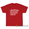 As There’s A Drive Into Deep Left Field By Castellanos T-Shirt
