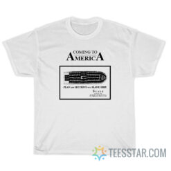 Coming To America Plan And Section Of A Slave Ship T-Shirt