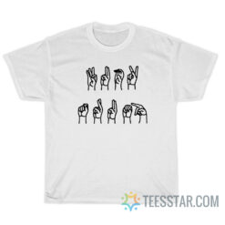 Fuck Trump Sign Language T-Shirt