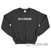 Anthony Rapp’s God Is Awesome Sweatshirt