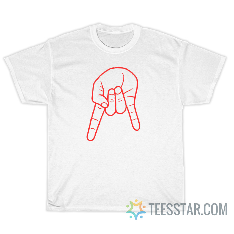 Horns Down Symbol Eric Musselman T-Shirt
