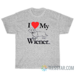 I Love My Wiener Dachshund Dog T-Shirt