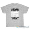 If This Flag Offends You I'll Help You Pack Covid Vaccination Card T-Shirt