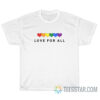 Love For All Heart Pride Icon T-Shirt