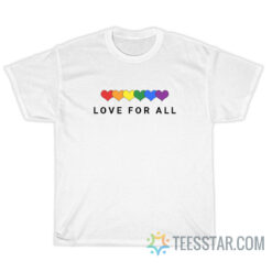 Love For All Heart Pride Icon T-Shirt