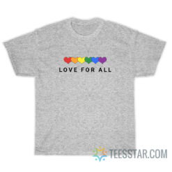 Love For All Heart Pride Icon T-Shirt