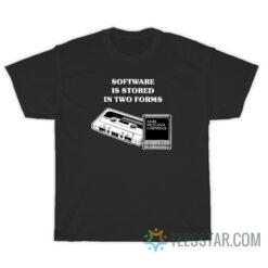 Software Is Stored In Two Forms Atari Program Cartridge T-Shirt
