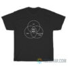 Roy Kent Venn Diagram He's Here He's There He's Every Fucking Where T-Shirt