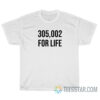 Big Cat 305,002 For Life T-Shirt