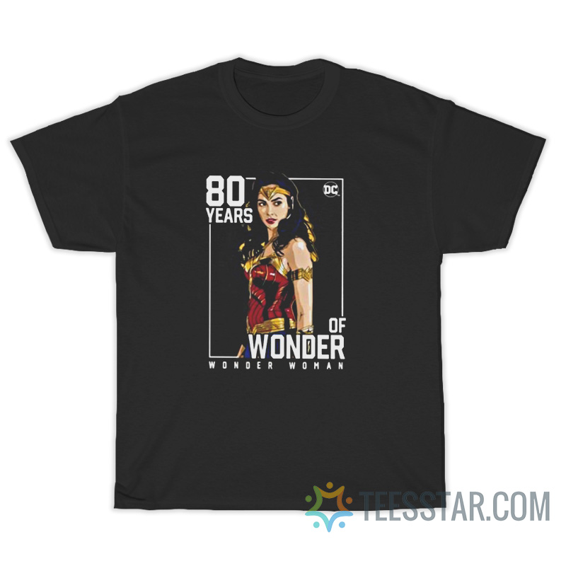 Galgadot 80 Years Of Wonder Woman T-Shirt
