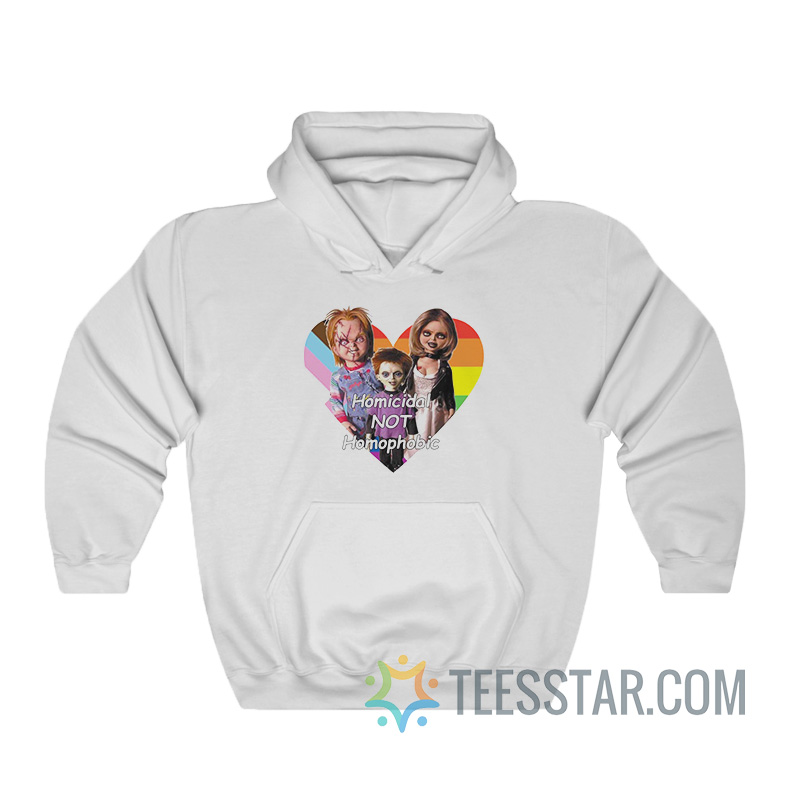 Chucky Family Homicidal Not Homophobic Hoodie