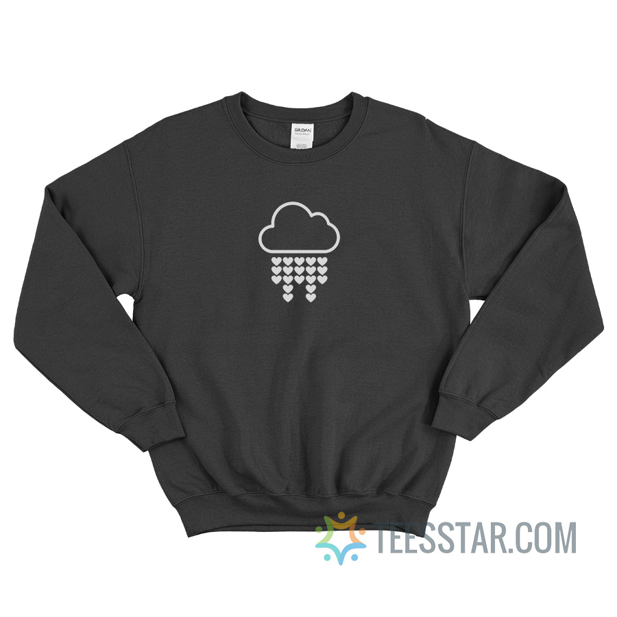 Cloud And Rain Heart Sweatshirt