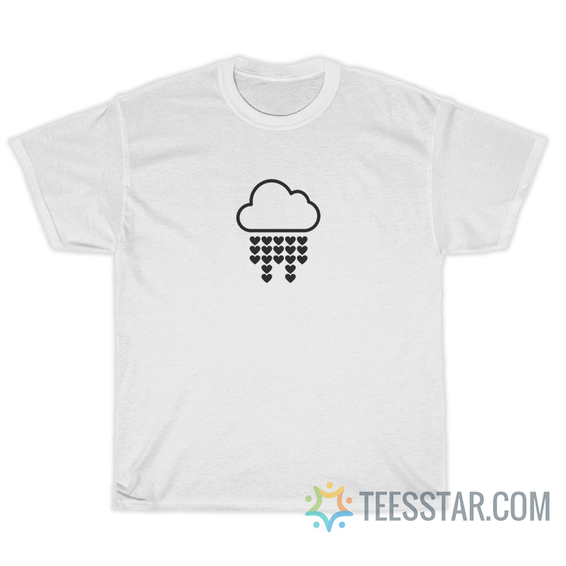 Cloud And Rain Heart T-Shirt,