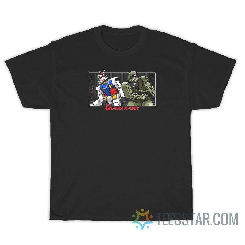 Gundaaamn Gundam Damn Meme T-Shirt