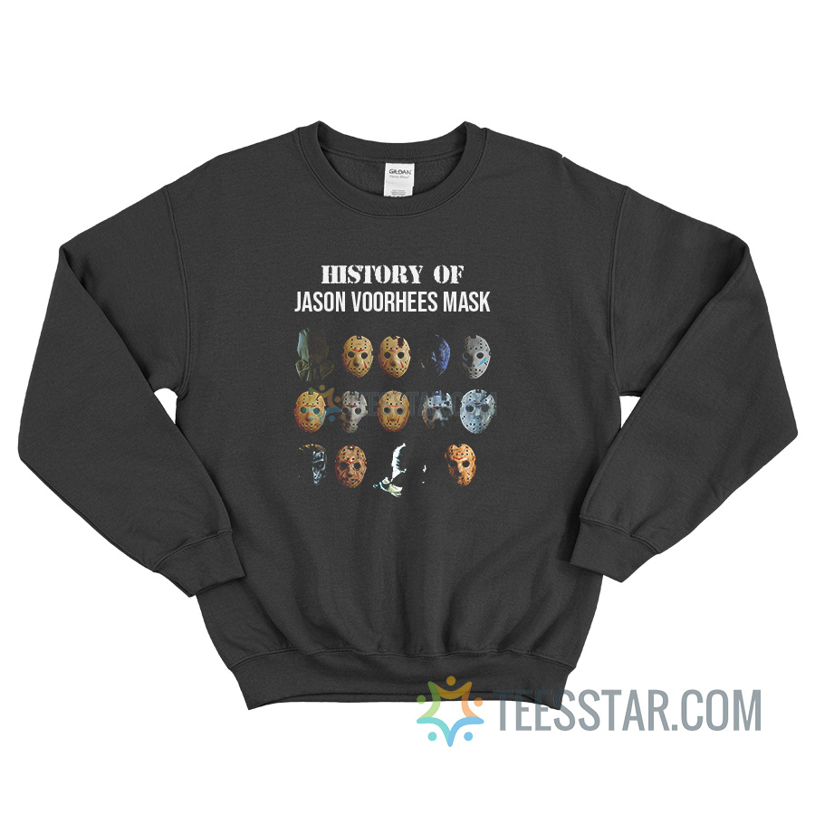 History Of Jason Voorhees Mask Sweatshirt For Unisex