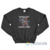 Skull Born 2 Shit Forced 2 Wipe Meme Sweatshirt