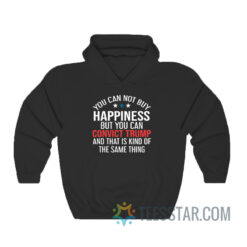 You Can’t Buy Happiness But You Can Convict Trump Hoodie