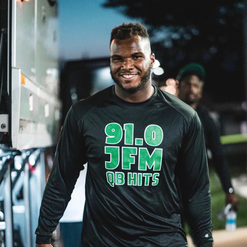 John Franklin Myers 91 0 JFM QB Hits T-Shirt
