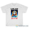 Live Aid The Global Jukebox T-Shirt For Unisex