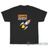 Shib To The Moon Crypto Rocket T-Shirt