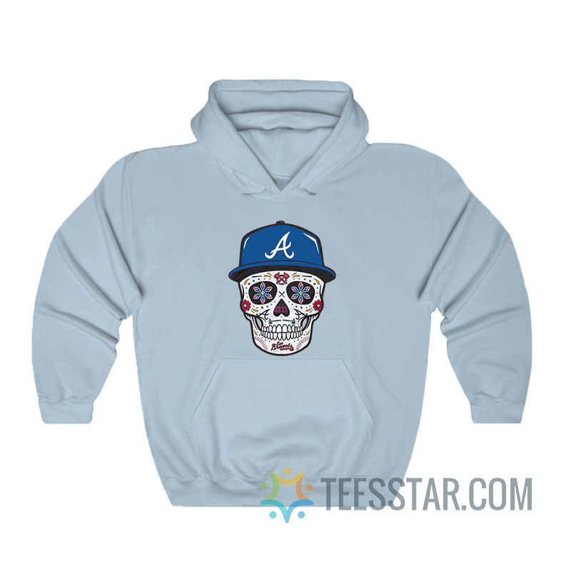 Los Bravos Sugar Skull With Hat Hoodie