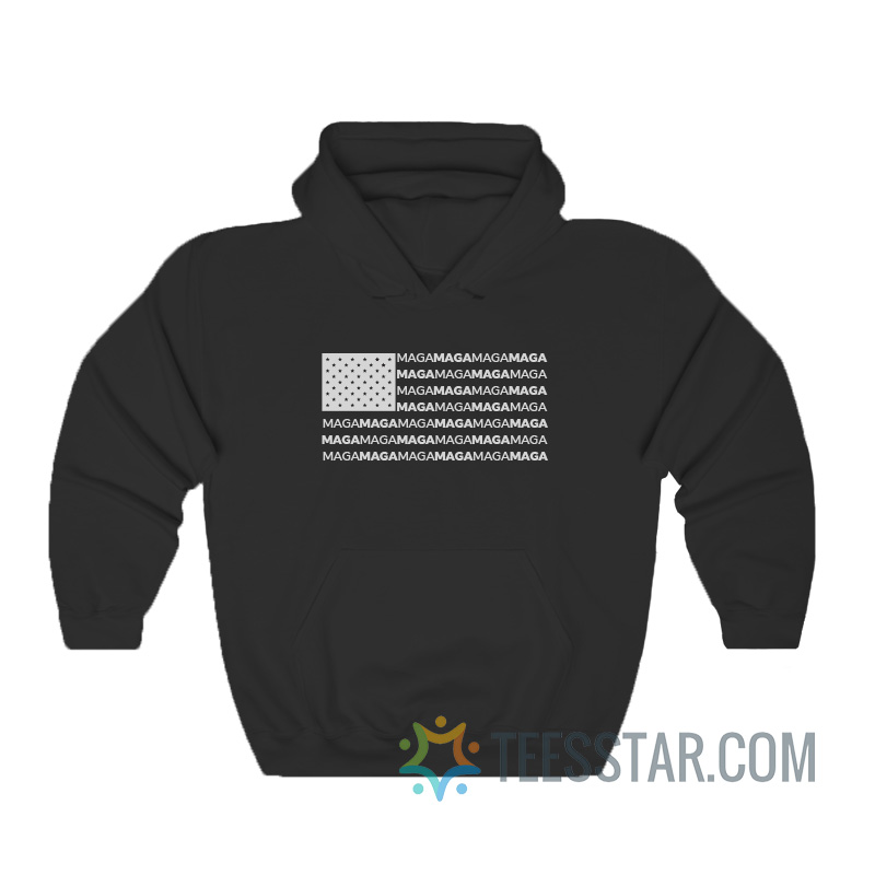 Maga American Flag Hoodie For Men And Women