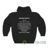 Suicide Victims Are Not Weak Selfish Or Cowards Hoodie