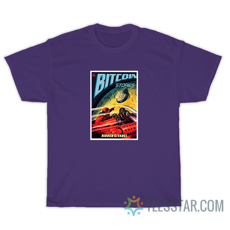 Bitcoin Stories Hidden Citadel Amazing Hidden City Parody T-Shirt