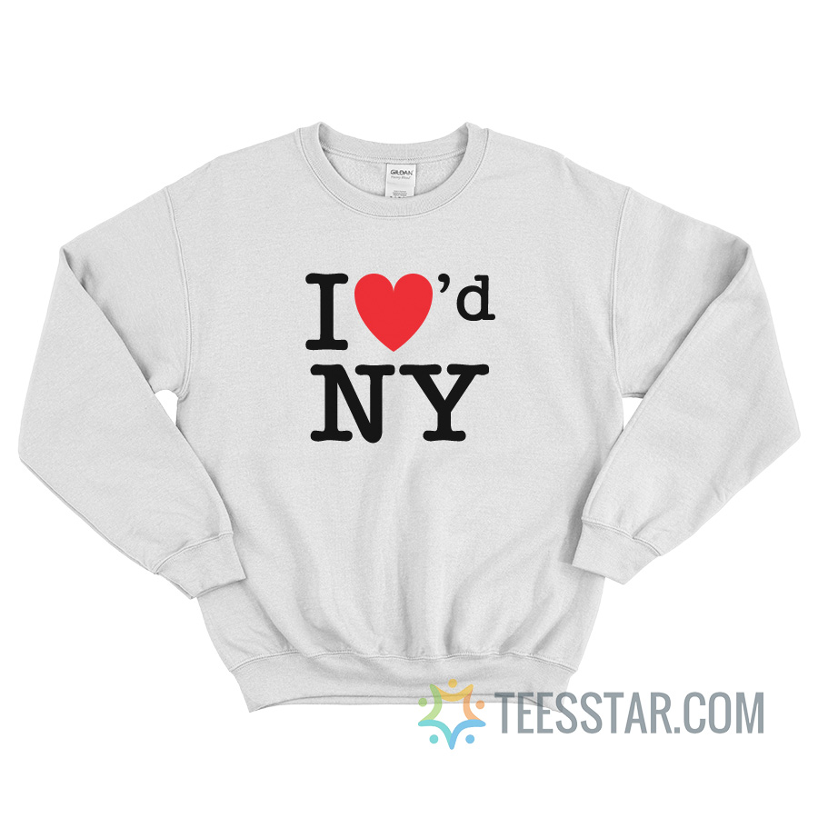 I Loved NY New York Sweatshirt For Unisex