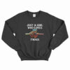 Just A Girl Who Loves Frogs Sweatshirt