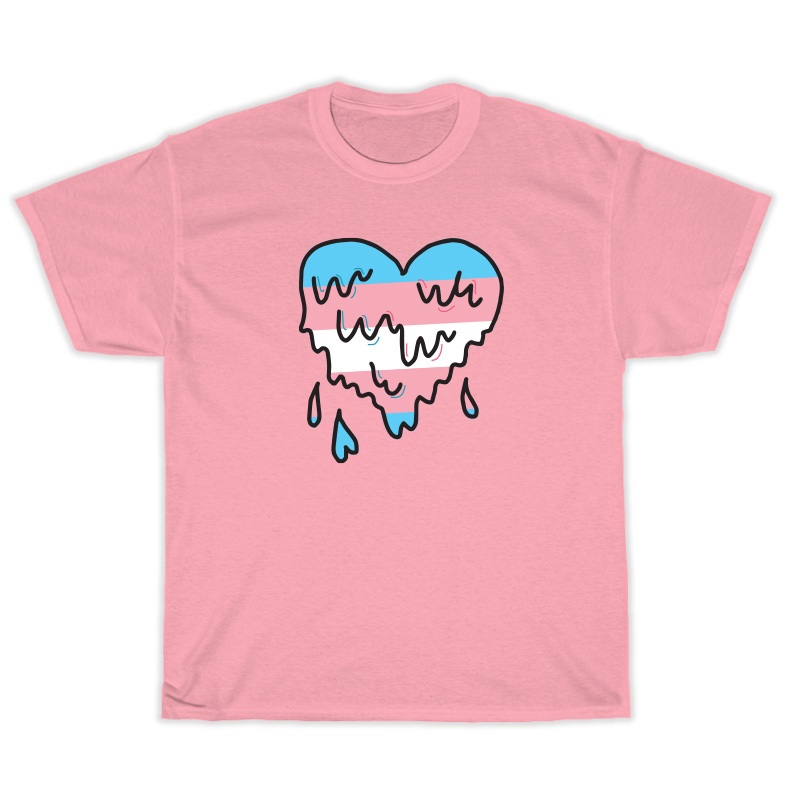 Melted Love Trans Color T-Shirt For Unisex