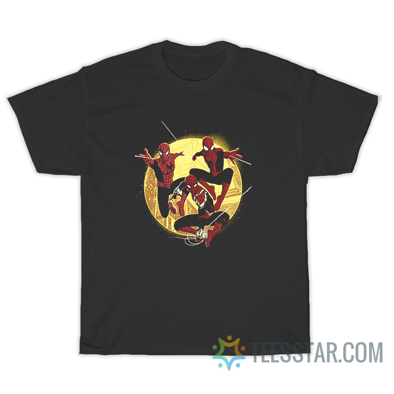 3 Spideys Spiderman No Way Home T-Shirt For Unisex