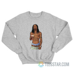 Lil Wayne Holding Cake Sweatshirt For Unisex