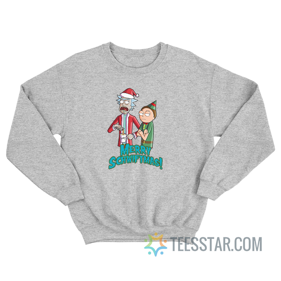 Merry Schwiftmas Rick And Morty Sweatshirt