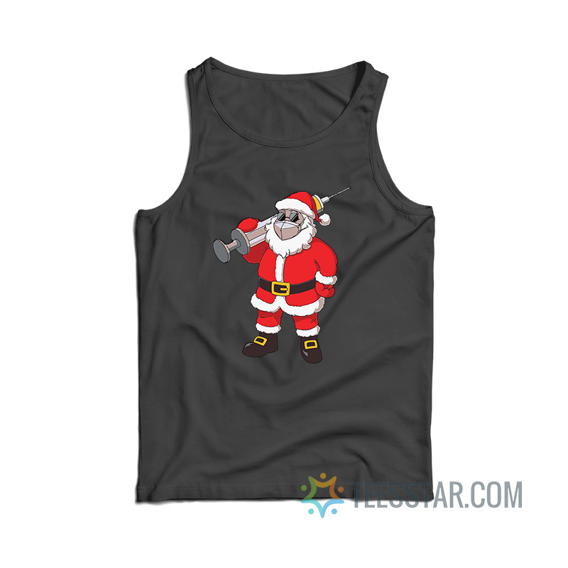 Vaccinated Santa Joy-Ann Tank Top