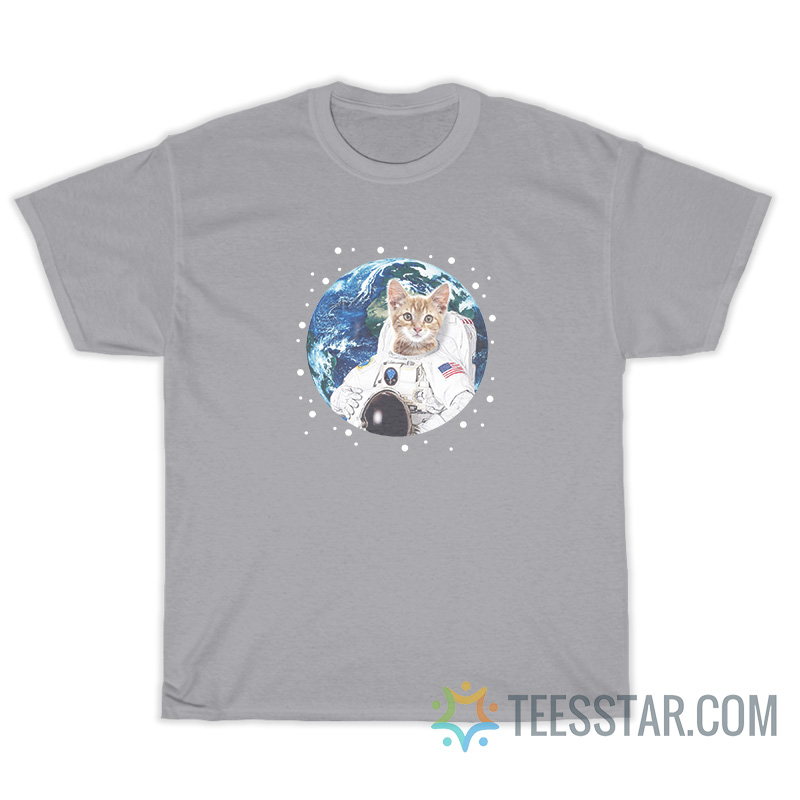 Cat Astronaut T-Shirt For Men And Women