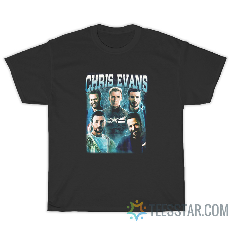 Vintage Chris Evans Captain America T-Shirt