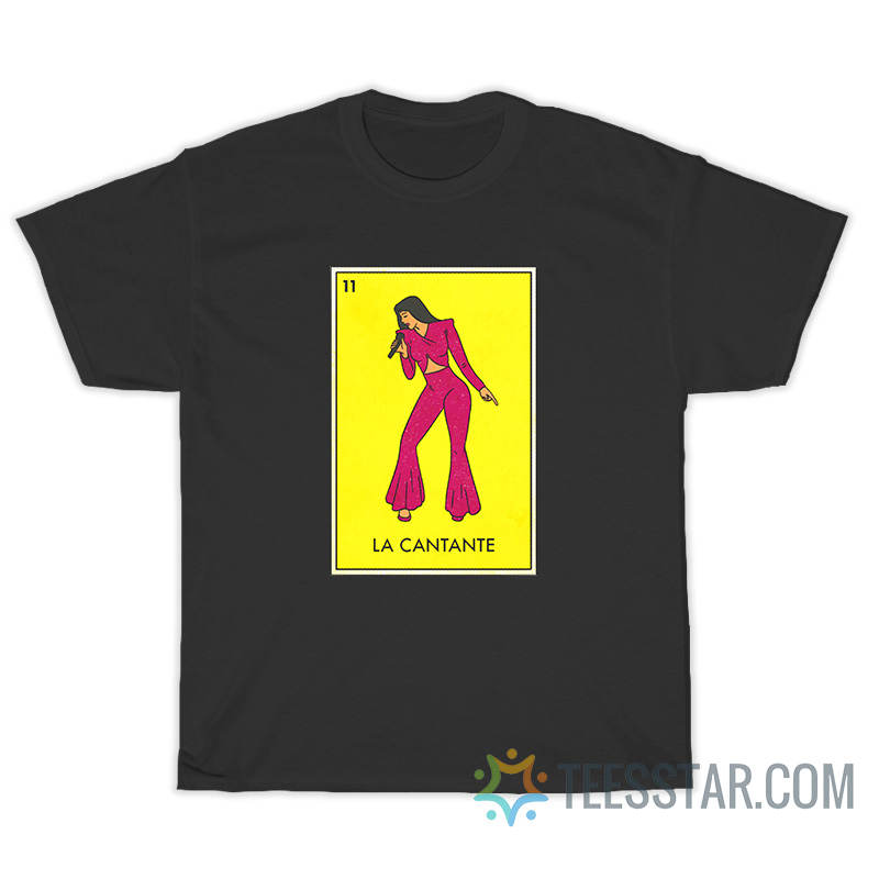 La Cantante The Performer Mexican Loteria Card T-Shirt
