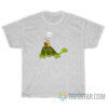 Snail Riding Turtle Weee T-Shirt For Unisex