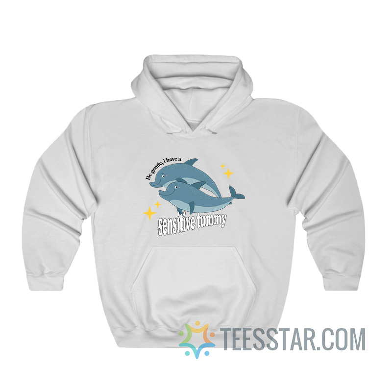 Be Gentle I Have A Sensitive Tummy Hoodie